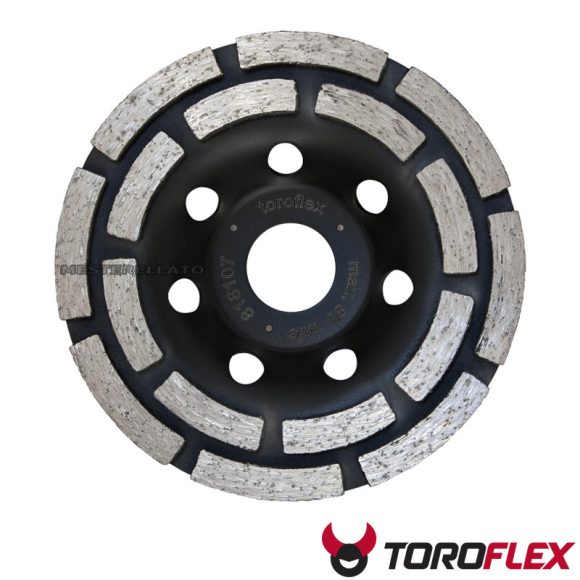 TOROFLEX Eco duplasoros gyémánt csiszolótányér 115x22,2 mm