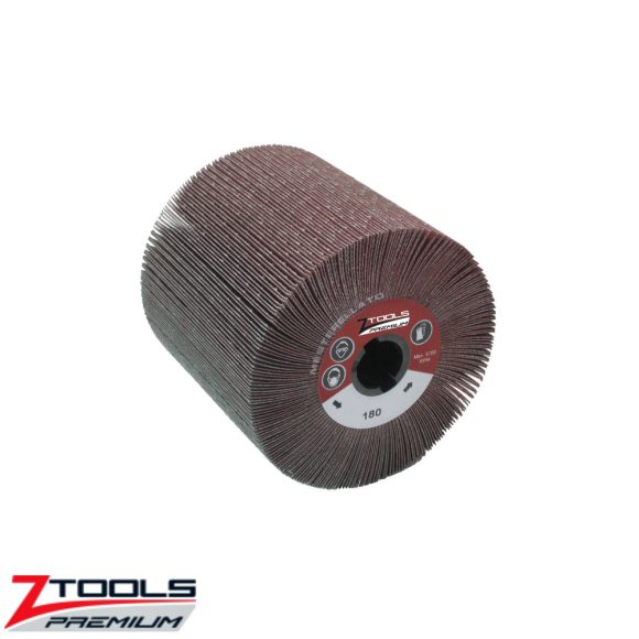 Z-Tools Premium 011001-0030 lamellás palástcsiszoló henger 100x100x19 mm  P40A