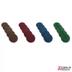   Z-TOOLS PREMIUM gyorsrögzítésű vlies tárcsa Ø75 mm, durva (barna)