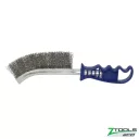 Z-TOOLS ECO SPID drótkefe 250 mm - inox szálakkal