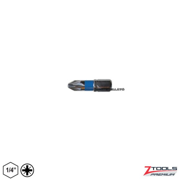 Z-TOOLS PREMIUM 040303-1327 bit behajtó, PZ1x25 mm (1/4")