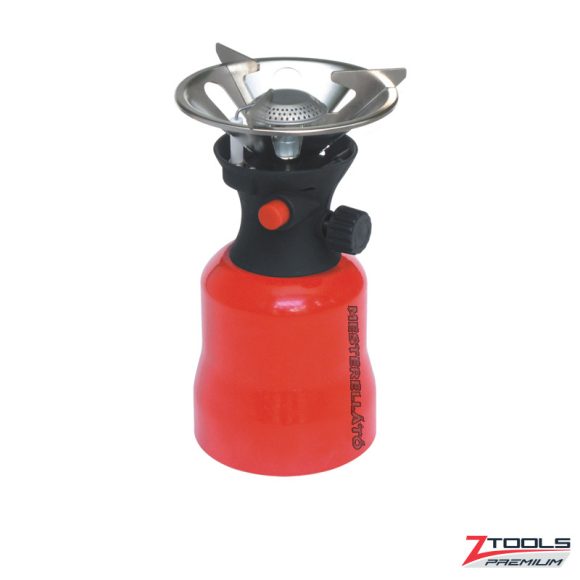 Z-TOOLS PREMIUM 050104-0024 camping gázfőző, piezó gyújtással (fém házas)