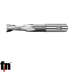   ZPS-FN 221418.020 HSS-E Co8 kétélű hosszú ujjmaró - 2x7 mm (25°, Weldon, N típus, ISO1641)